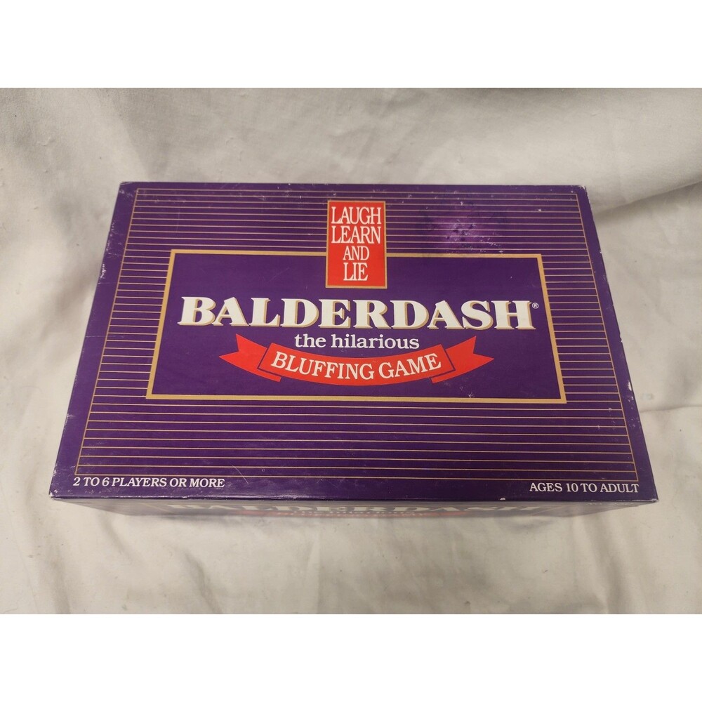 Vintage Balderdash Board Game  1984  The Hilarious Bluffing Game